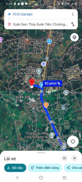 CC cần bán lô đất 90.7m tại thủy xuân tiên chương mỹ