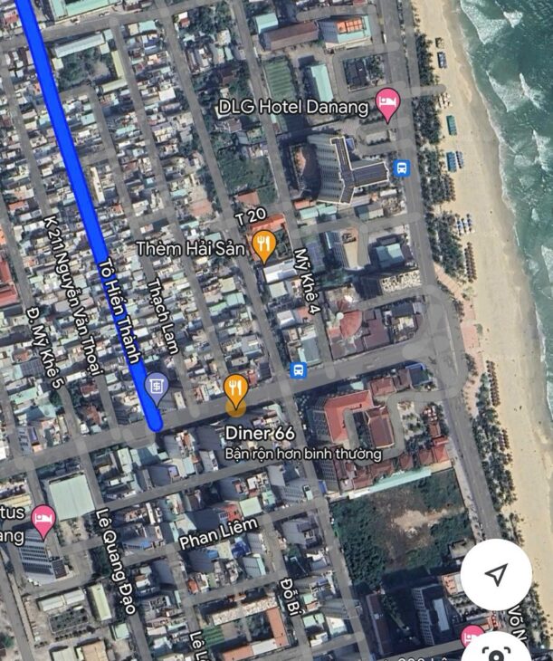 BÁN ĐẤT MẶT TIỀN ĐƯỜNG TÔ HIẾN THÀNH, GẦN BIỂN MỸ KHÊ