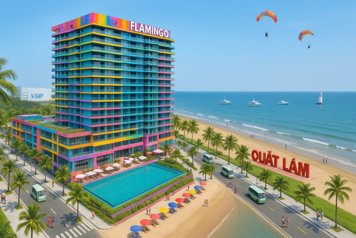 Bán đất biển Quất lâm 100m2, 5m mặt tiền, sát cạnh Flamingo