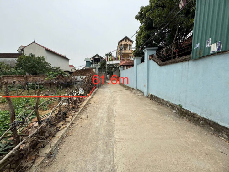 Hơn 1 tỷ có ngay mảnh tại Tốt Động – Chương Mỹ – Hà Nội. – DT: 61,6 m2 mặt tiền 4. hậu 4.