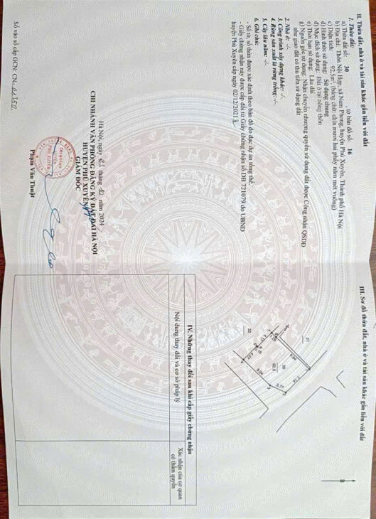 chính chủ bán lô đất hoa hậu,thôn nội hợp ,phú xuyên ,hà nội .s 92,5m . giá 3,3 tỷ