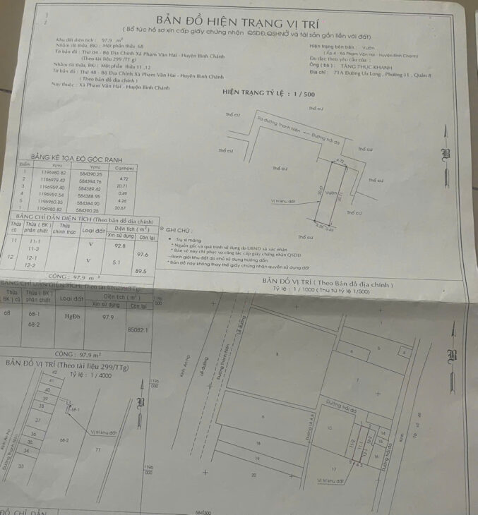 Bán gấp đất nền 200m2 gần chợ Cầu Xáng xã Phạm Văn Hai, Bình Chánh giá rẻ