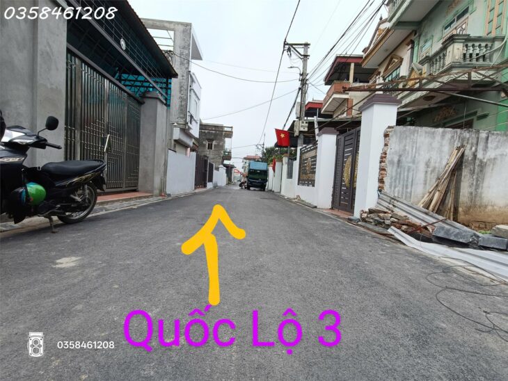 Mới- Bán đất 99m Nguyên Khê(sát Quốc lộ 3) đẹp long lanh+ ngõ thông+ ô tô tránh.