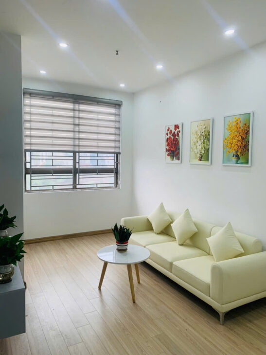 Bán căn hộ 61m Sông Nhuệ , thiết kế 2pn ,1vs sổ đỏ chính chủ