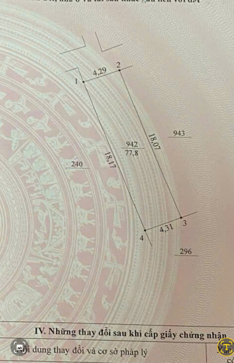 GIÁ SỐC-BÁN LÔ ĐẤT XÃ ĐỒNG THÁP, ĐAN PHƯỢNG-77.8M-GIÁ 3.65 TỶ