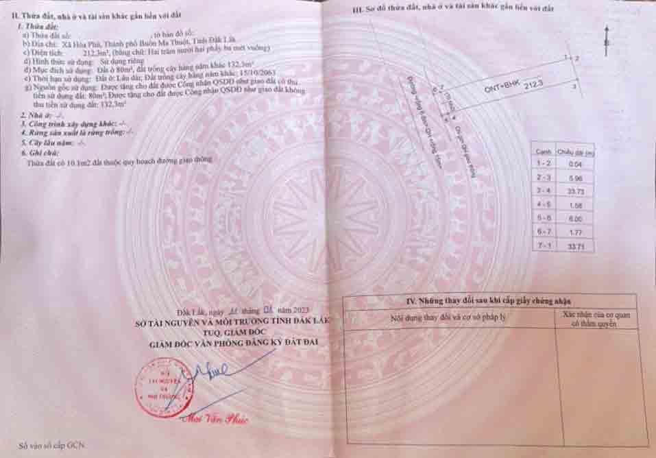 Lô Đất Vị Trí Vàng Gần KCN Hòa Phú- TP. BUÔN MA THUỘT – ĐĂK LĂK – Chỉ 775 Triệu!**