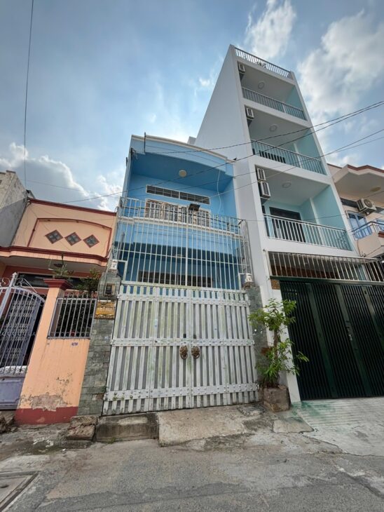 BÁN NHÀ – HÒA BÌNH – TÂN PHÚ – 60M2 (4X15) – HẺM 7M THÔNG – 2 TẦNG BTCT – NHỈNH 7 TỈ