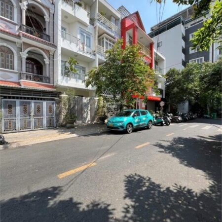 Nhà 4 tầng mặt tiền đường Số Tân Quy – hầm đậu xe hơi – ngang 5m, nhỉnh 17 tỷ