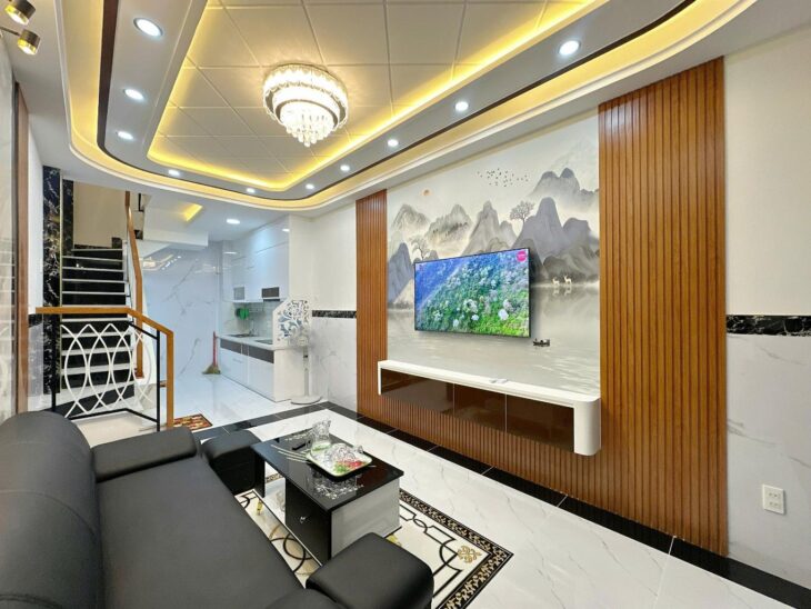 BÁN NHÀ 4 TẦNG BTCT MỚI – FULL NỘI THẤT CAO CẤP – PHƯỜNG 5 PHÚ NHUẬN – GIÁ 6.5 TỶ