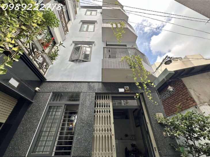 NHIÊU TỨ, P7,- TRỆT, 3 LẦU + ST TRƯỚC – 37M2 (5×7) NỞ HẬU – RẤT GẦN MẶT TIỀN