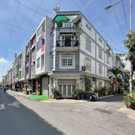 MẶT TIỀN HOA LAN, P2- LÔ GÓC 2 MẶT – (4×16) – 4 TẦNG