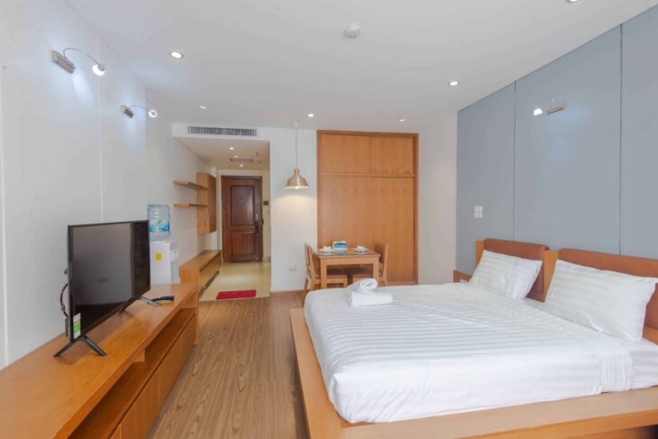 TOÀ APARTMENT CAO CẤP CHO THUÊ MẶT PHỐ PHAN KẾ BÍNH,BA ĐÌNH 9 TẦNG x 97M2, 17 PHÒNG 61 TỶ