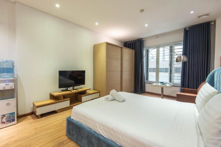 TOÀ APARTMENT CAO CẤP CHO THUÊ MẶT PHỐ PHAN KẾ BÍNH,BA ĐÌNH 9 TẦNG x 97M2, 17 PHÒNG 61 TỶ