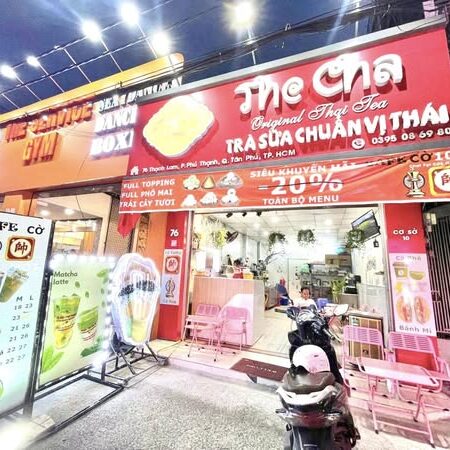 Tân Phú ! NHANH CÓN ! SANG TIỆM TRÀ ĐẸP LẮM CHỈ 59 tr , MB VỊ TRÍ ĐẸP ! Sang Rẻ, Sát trường học,