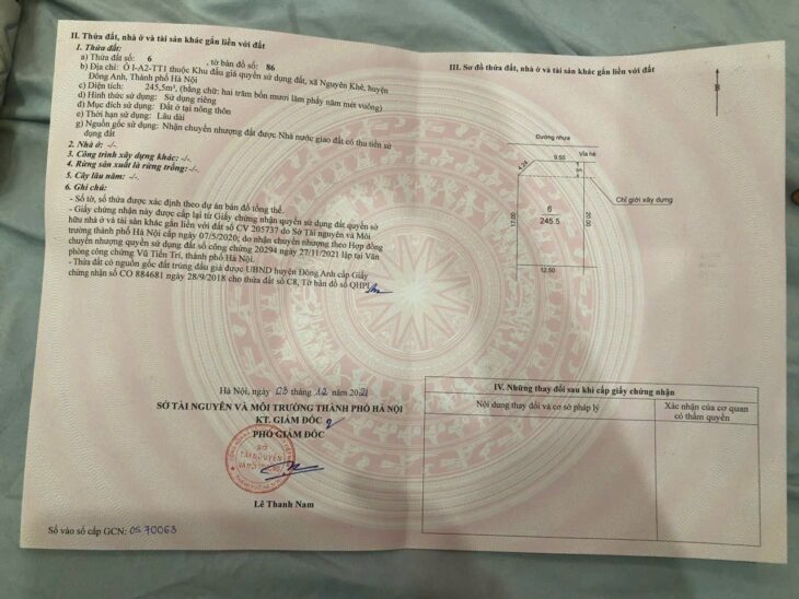 ✅ BÁN ĐẤT BIỆT THỰ NGUYÊN KHÊ – KHU ĐÔ THỊ NGUYÊN KHÊ – LÔ GÓC