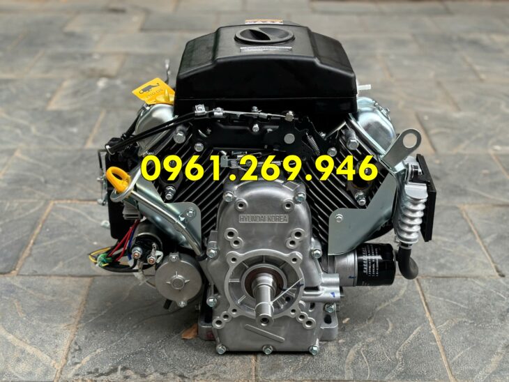 Máy Nổ, Động Cơ Xăng Hyundai 22Hp HGE670E Có Đề