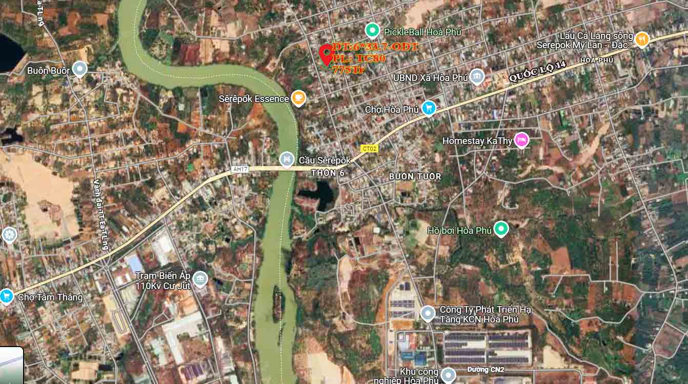 Lô Đất Vị Trí Vàng Gần KCN Hòa Phú- TP. BUÔN MA THUỘT – ĐĂK LĂK – Chỉ 775 Triệu!**