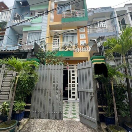 BÁN NHÀ NGAY CHỢ HẠNH THÔNG TÂY – HXH -NHÀ MỚI ĐẸP Ở NGAY – 70M2 (4×17.5) – 4 TẦNG – 4 PHÒNG , SỔ