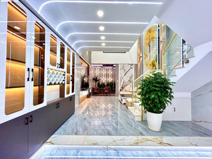 Chỉ 7.2 Tỷ TL! 82M² – Nhà 5 Tầng/3PN – Gần Công Viên Làng Hoa, Phan Huy Ích Gò Vấp!