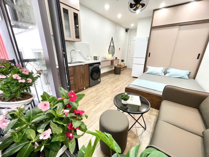 Cho Phòng Studio (Có ban công) Tại 164 Vương Thừa Vũ – Phường Khương Trung, Quận Thanh Xuân, Hà Nội