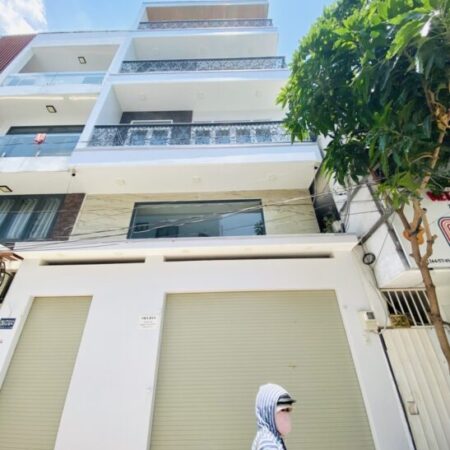 BÁN NHÀ XÂY MỚI 100%, XÂY ĐỂ Ở FULL NỘI THẤT, HXH- KHU PHÂN LÔ BỜ KÈ THAM LƯƠNG, 5 TẦNG, 5 P.NGỦ,