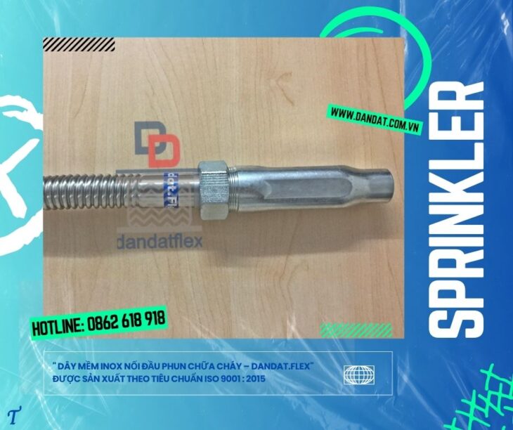 Ống mềm kết nối đầu phun sprinkler, ống mềm sprinkler PCCC, ống mềm cho đầu phun chữa cháy