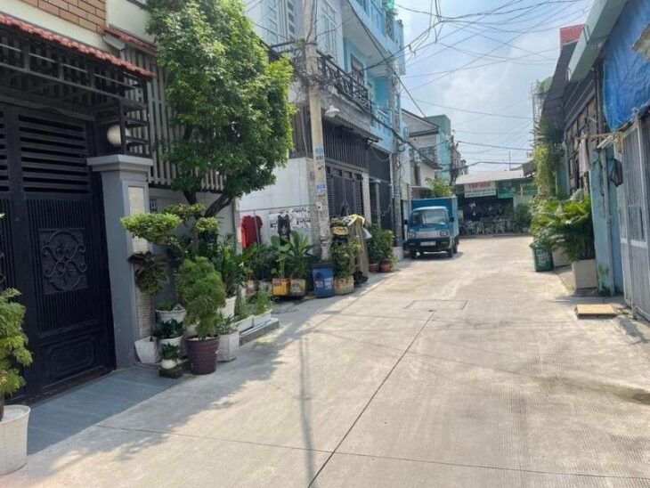 BÁN NHÀ QUẬN 12 ĐƯỜNG NGUYỄN THỊ KIỂU – 3 TẦNG – HẺM XE HƠI – 55M – GIÁ CHỈ 4.7 TỶ