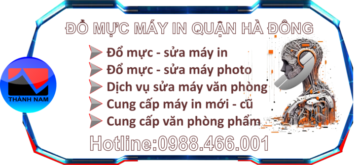 NHẬN ĐỔ MỰC MÁY IN QUẬN HÀ ĐÔNG