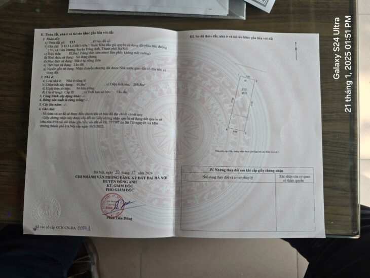 ✅ Bán nhà khu đô thị Cổ Dương Tiên Dương – Mặt đường 20m Kinh doanh