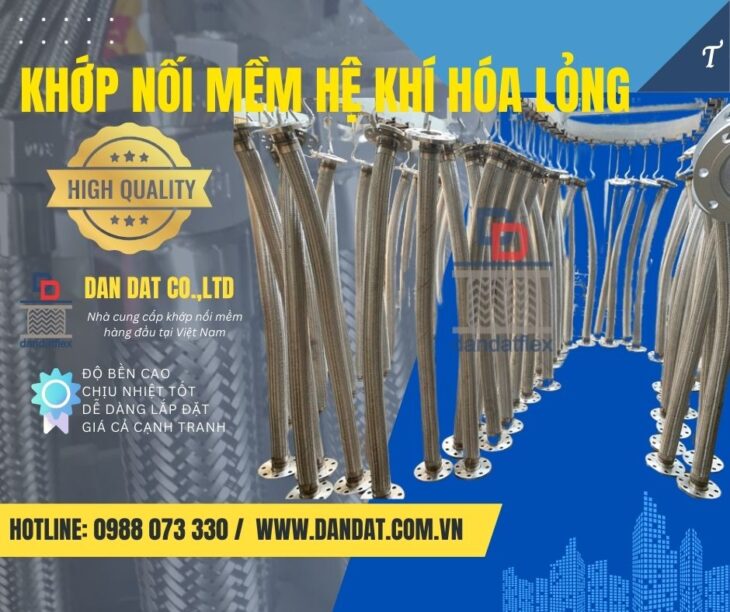 Khớp nối chống rung inox nối bích, khớp nối chống rung ống gió, khớp nối mềm rắc co inox