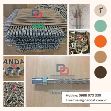 Ống mềm nối đầu sprinkler, ống mềm cho đầu phun chữa cháy, dây nối mềm inox cho sprinkler PCCC