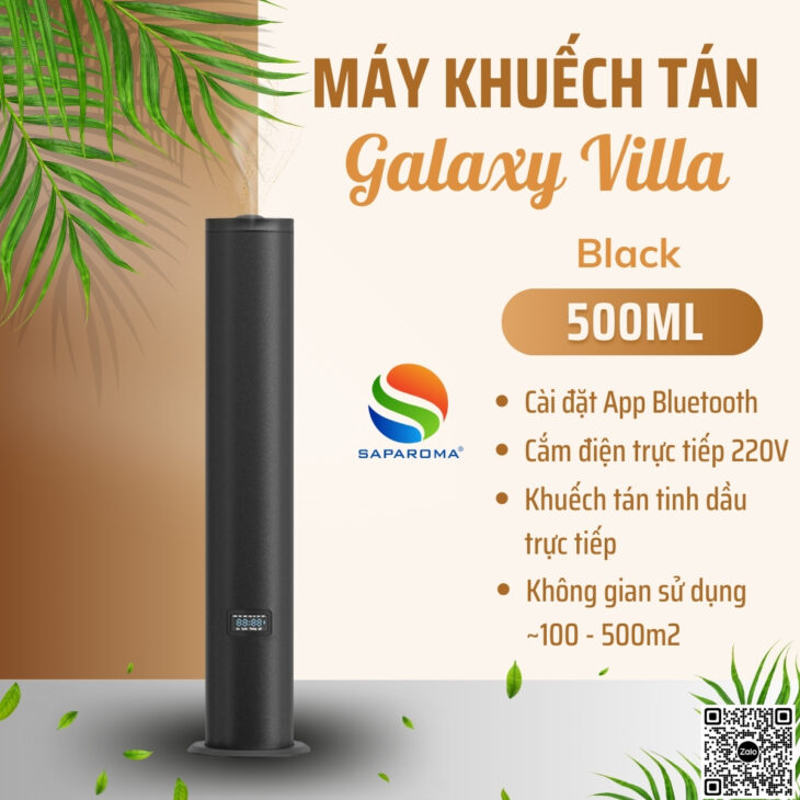 Máy tạo hương thơm cao cấp SAPAROMA phun tinh dầu trực tiếp, cài đặt App bluetooth thông minh