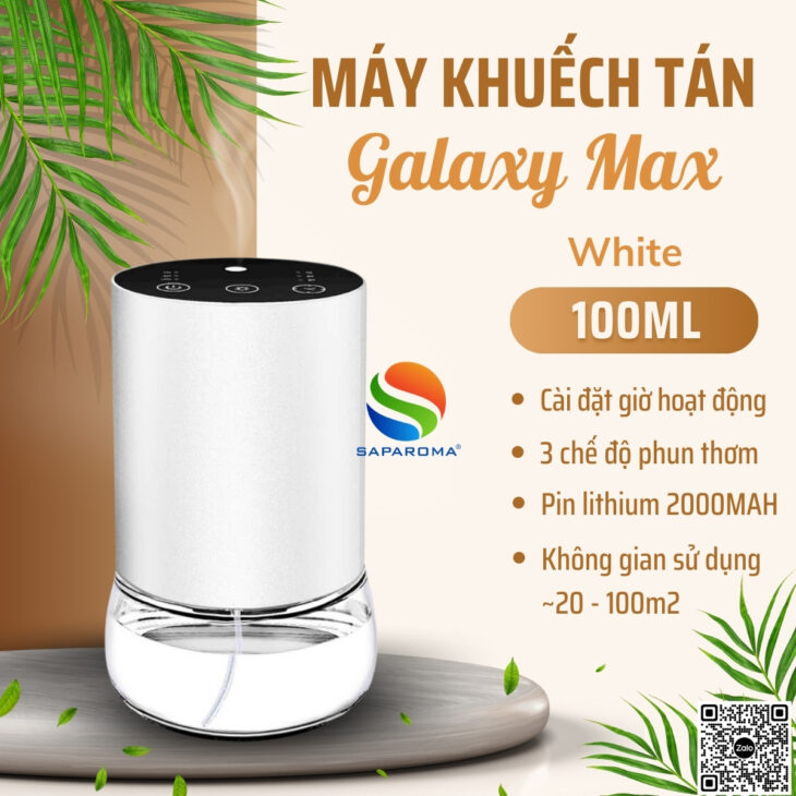 Máy tạo hương thơm cao cấp SAPAROMA hỗ trợ khử mùi, thơm phòng, đẳng cấp
