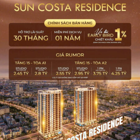 SUN COSTA – biểu tượng sống sang ven biển, đang khiến thị trường đảo điên từng giờ