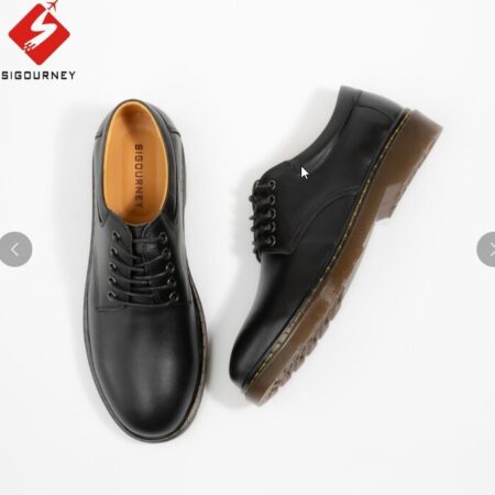 GIÀY DERBY DA BÒ NAPPA ĐẾ KẾP CAO CẤP SDR06 – SIGOURNEY