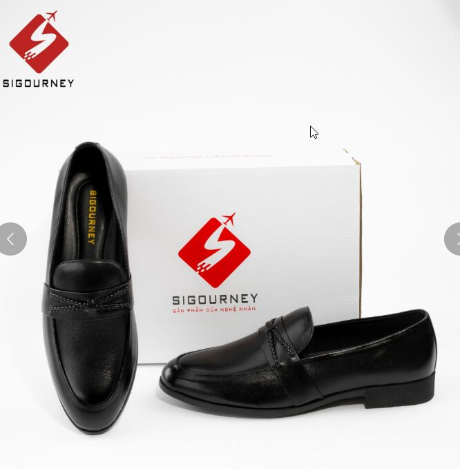 GIÀY LƯỜI NAM DA BÒ SIG-11 – SIGOURNEY
