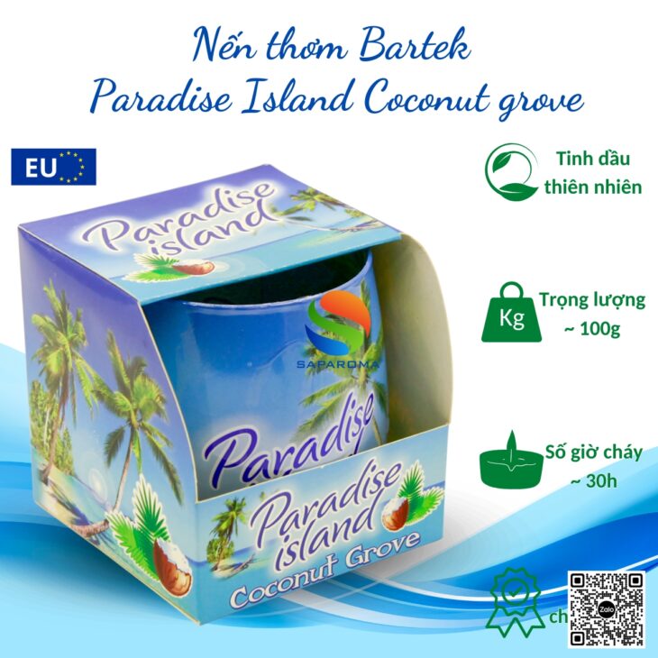 Nến thơm tinh dầu thiên nhiên Bartek Candles 100g, hỗ trợ khử mùi hôi ẩm mốc, mùi thuốc lá hiệu quả