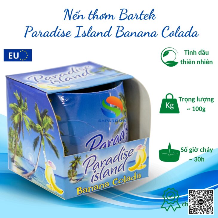Nến thơm tinh dầu thiên nhiên Bartek Candles 100g, hỗ trợ khử mùi hôi ẩm mốc, mùi thuốc lá hiệu quả