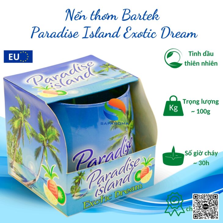 Nến thơm tinh dầu thiên nhiên Bartek Candles 100g, hỗ trợ khử mùi hôi ẩm mốc, mùi thuốc lá hiệu quả