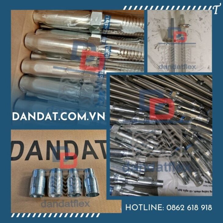 Ống mềm nối đầu sprinkler, ống mềm cho đầu phun chữa cháy, dây nối mềm inox cho sprinkler PCCC