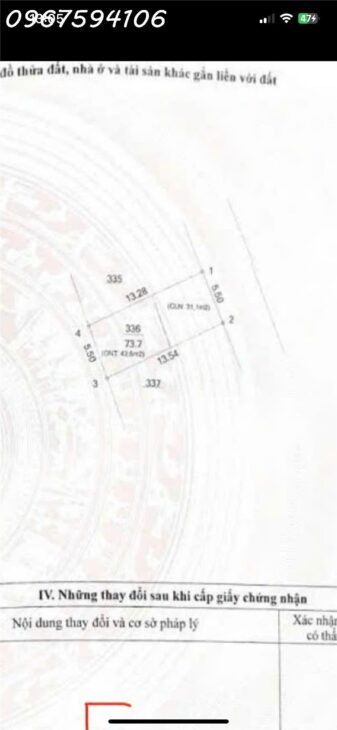 HOT em cần bán mảnh này 73,7m đất ngay Ql6 đi vào tại Thanh Bình , chương mỹ liên hệ em :