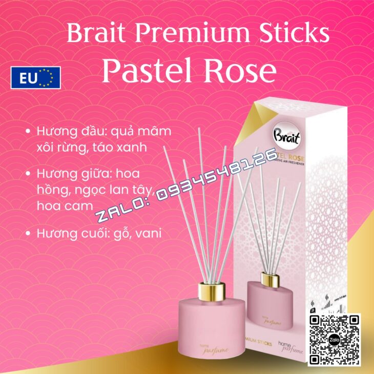 TINH DẦU TÁN HƯƠNG QUE MÂY BRAIT 100ml, TINH DẦU NƯỚC HOA, THƠM PHÒNG, KHỬ MÙI, NHẬP KHẨU CHÍNH HÃNG