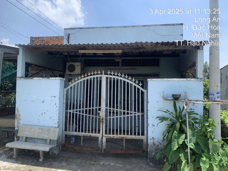 Nhà hoàn công 1 Tỷ2, cách dãy nhà phố 3/2 Hậu Nghĩa 150m