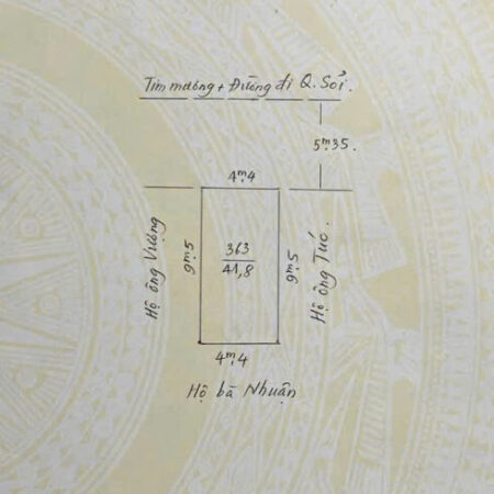 Đất mặt đường Đồng Thiện – Thiên Lôi, 42m, ngang 4.4m, Giá 4.1 tỉ