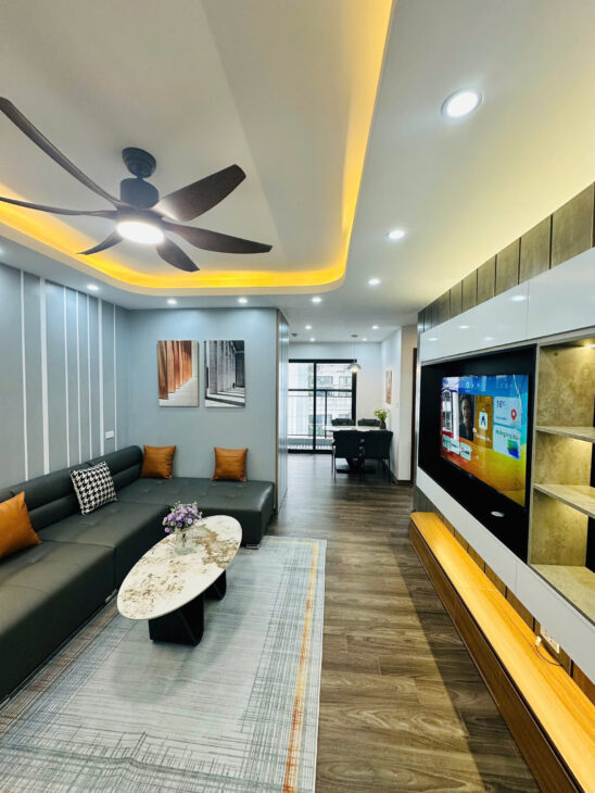 B.án căn góc chung cư Hateco Hoàng Mai, Yên Sở, Quận Hoàng Mai, 86m2, 3 ngủ, full nội thất mới đét,