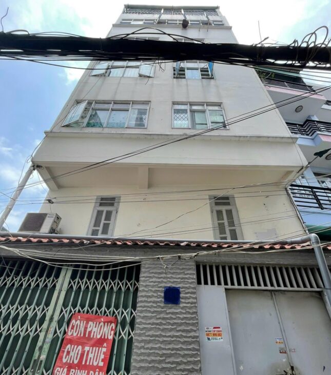 Bán Tòa nhà 6 Tầng góc 2 mt hẻm sát chợ Tân Mỹ Quận 7