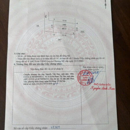 CC cần bán lô đất 80m tại phú nghĩa chương mỹ hà nội