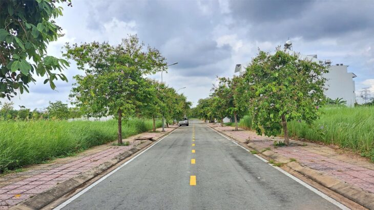 Lô góc KDC Bộ Công An, Phạm Hữu Lầu, 81 triệu/m, cạnh sông Lô góc KDC Bộ Công An, Phạm Hữu Lầu, 81 triệu/m, cạnh sông