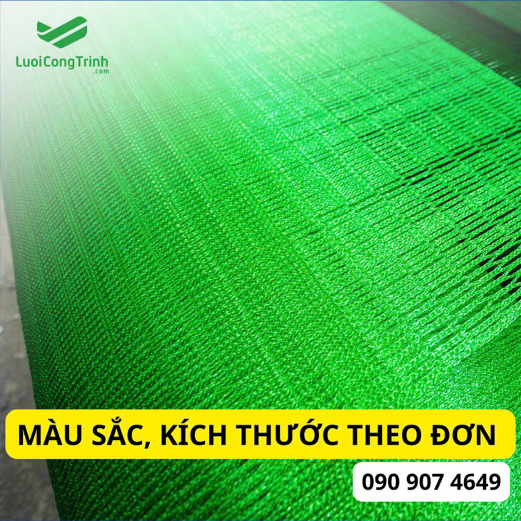 Nhân gia công, sản xuất lưới HDPE theo yêu cầu số lượng lớn