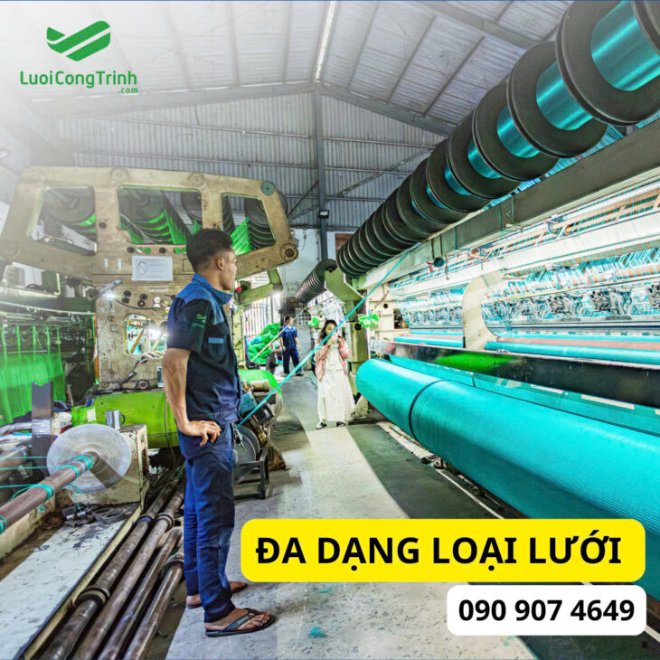 Nhân gia công, sản xuất lưới HDPE theo yêu cầu số lượng lớn